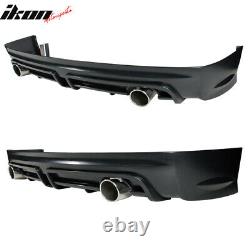 Fits 06-11 Civic 4Dr MG RR Style Rear Diffuser Twin Outlet withRed 3rd Brake Light