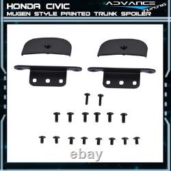 Fits 06-11 Civic Mugen ABS Carbon Fiber CF Trunk Spoiler Nightghawk Black Pearl