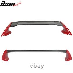 Fits 06-11 Civic Mugen RR Carbon Top Trunk Spoiler Painted Milano Red R81