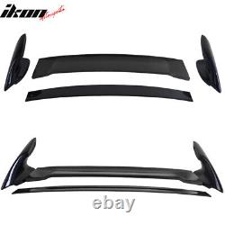 Fits 06-11 Civic Mugen RR Carbon Top Trunk Spoiler Painted Royal Blue Pearl