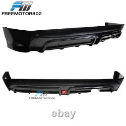 Fits 06-11 Civic Mugen Rear Bumper Lip Diffuser + LED Brake Light + Muffler Tip