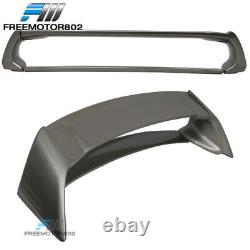 Fits 06-11 Civic Mugen Style Rear Trunk Spoiler Painted #NH701M Gray Metallic