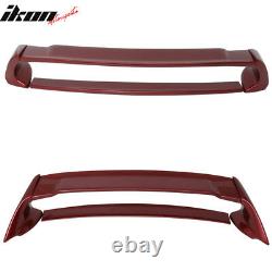 Fits 06-11 Civic Mugen Style Trunk Spoiler Painted #YR557P Habanero Red Pearl