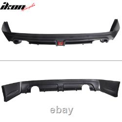 Fits 06-11 Civic Sedan MG RR Style Rear Diffuser Twin Outlet with 3rd Brake Light