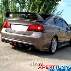 Fits 06-11 Civic Sedan Mugen Trunk Spoiler Painted #NH701M Galaxy Gray Metallic