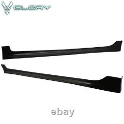 Fits 06-11 Honda Civic 2DR Side Skirt Mugen Style PU Rocker Panel Extension Pair
