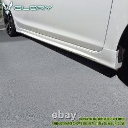Fits 06-11 Honda Civic 2DR Side Skirt Mugen Style PU Rocker Panel Extension Pair