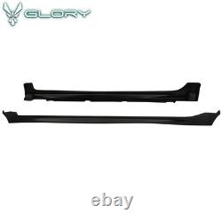 Fits 06-11 Honda Civic 2DR Side Skirt Mugen Style PU Rocker Panel Extension Pair