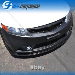 Fits 06-11 Honda Civic 4Door Sedan MUG RR PP Front Bumper & ABS Lip USDM