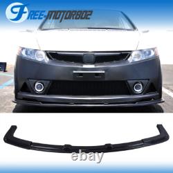 Fits 06-11 Honda Civic 4Door Sedan MUG RR PP Front Bumper & ABS Lip USDM