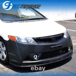 Fits 06-11 Honda Civic 4Door Sedan MUG RR PP Front Bumper & ABS Lip USDM