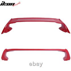 Fits 06-11 Honda Civic 4Dr 4Door Mugen ABS Trunk Spoiler Painted Milano Red
