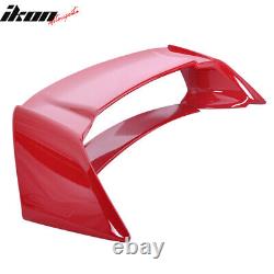 Fits 06-11 Honda Civic 4Dr 4Door Mugen ABS Trunk Spoiler Painted Milano Red