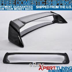 Fits 06-11 Honda Civic 4Dr Mugen ABS Trunk Spoiler Painted Crystal Black Pearl
