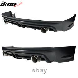 Fits 06-11 Honda Civic 4Dr Mugen RR Style Rear Bumper Diffuser With3rd Brake Light