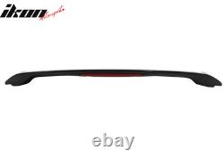 Fits 06-11 Honda Civic 4Dr Si Style Trunk Spoiler WithLED Painted #NH731P Black