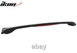 Fits 06-11 Honda Civic 4Dr Si Style Trunk Spoiler WithLED Painted #NH731P Black