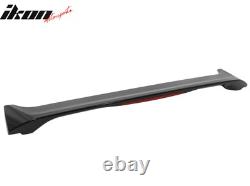 Fits 06-11 Honda Civic 4Dr Si Style Trunk Spoiler WithLED Painted #NH731P Black