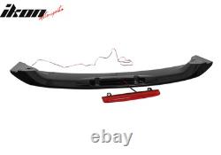 Fits 06-11 Honda Civic 4Dr Si Style Trunk Spoiler WithLED Painted #NH731P Black