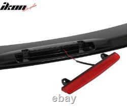 Fits 06-11 Honda Civic 4Dr Si Style Trunk Spoiler WithLED Painted #NH731P Black