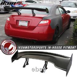 Fits 06-11 Honda Civic 57 JDM Racing GT Trunk Spoiler WithBracket Carbon Fiber CF