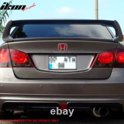 Fits 06-11 Honda Civic Mugen RR Carbon Top Trunk Spoiler Painted #NH731P Black