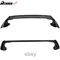 Fits 06-11 Honda Civic Mugen RR Carbon Top Trunk Spoiler Painted #NH731P Black
