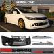 Fits 06-11 Honda Civic Mugen Rr Style Front Bumper Cover With Fog Lights Led Drl