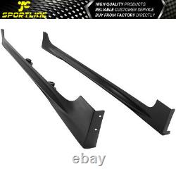 Fits 06-11 Honda Civic Mugen RR Style Side Skirts Extension Unpainted PP