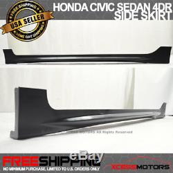 Fits 06-11 Honda Civic Mugen RR Style Side Skirts Unpainted PP