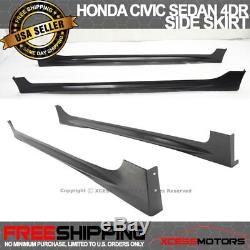 Fits 06-11 Honda Civic Mugen RR Style Side Skirts Unpainted PP