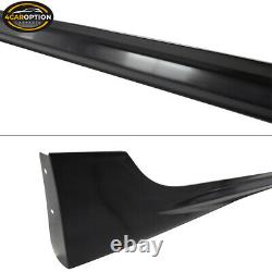 Fits 06-11 Honda Civic Mugen RR Style Side Skirts Unpainted PP Polypropylene