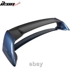 Fits 06-11 Honda Civic Mugen Style Carbon Top Trunk Spoiler Painted #B537M Blue