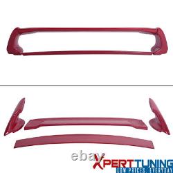 Fits 06-11 Honda Civic Mugen Style Trunk Spoiler Painted #R525P Tango Red Pearl