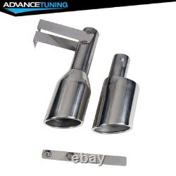 Fits 06-11 Honda Civic Sedan Mugen RR Rear Diffuser Twin Outlet with Red 3rd Light