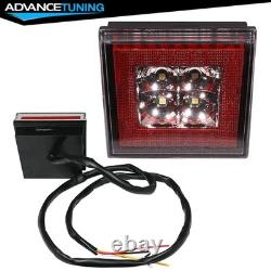 Fits 06-11 Honda Civic Sedan Mugen RR Rear Diffuser Twin Outlet with Red 3rd Light