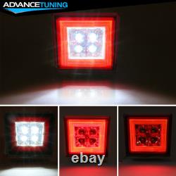 Fits 06-11 Honda Civic Sedan Mugen RR Rear Diffuser Twin Outlet with Red 3rd Light