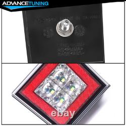 Fits 06-11 Honda Civic Sedan Mugen RR Rear Diffuser Twin Outlet with Red 3rd Light