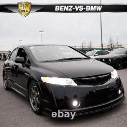 Fits 06-11 Honda Civic Sedan Mugen RR Style Front Bumper Lip Splitter Spoiler