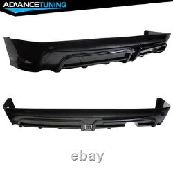 Fits 06-11 Honda Civic Sedan Mugen Rear Diffuser+ 3RD LED Light + Muffler Tip