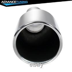 Fits 06-11 Honda Civic Sedan Mugen Rear Diffuser+ 3RD LED Light + Muffler Tip