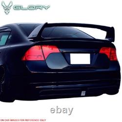 Fits 06-11 Honda Civic Trunk Spoiler Mugen Style Painted Nighthawk Black #B92P