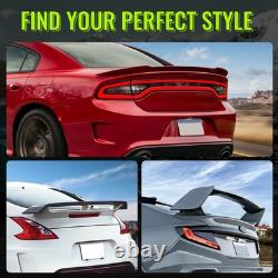 Fits 06-11 Honda Civic Trunk Spoiler Mugen Style Painted Nighthawk Black #B92P