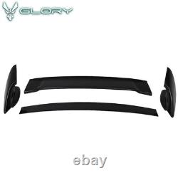 Fits 06-11 Honda Civic Trunk Spoiler Mugen Style Painted Nighthawk Black #B92P