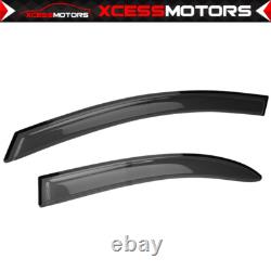 Fits 09-11 Honda Civic 4DR Black PU Front + Rear Bumper Lip + Sun Window Visors