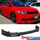 Fits 09-11 Honda Civic 4dr Front Bumper Spoiler Lip Mugen Style Pu Matte Black