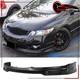 Fits 09-11 Honda Civic Coupe Mugen Style Front Bumper Lip Spoiler Unpainted Pu
