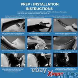 Fits 09-11 Honda Civic Sedan Front Bumper Lip Mugen2 Lower Spoiler Unpainted PU