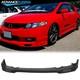 Fits 09-11 Honda Civic Sedan Mugen Matte Black Front Bumper Lip Chin Splitter Pu