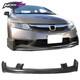 Fits 09-11 Honda Civic Sedan Mugen Style Front Bumper Lip Kit Unpainted Pu